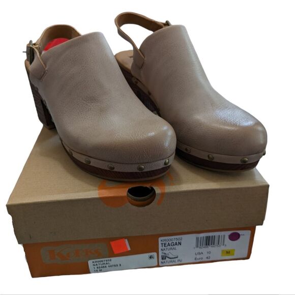 NWT Korks Teagan Block Heel Size 10 - Picture 1 of 6
